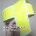 Custom Blank Yellow Destructible Vinyl Label Rolls