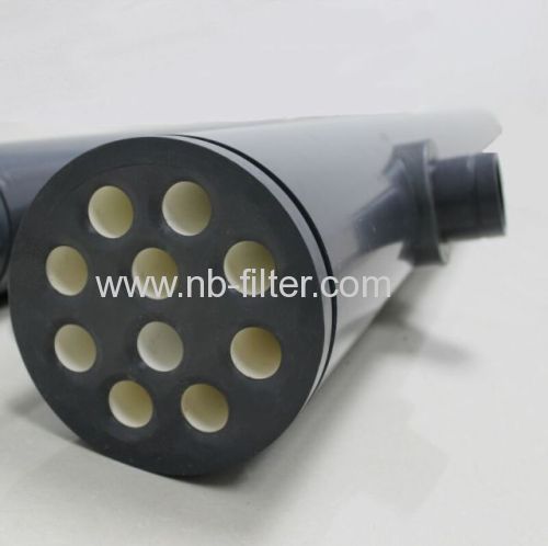 Tubular Microfiltration Membrane module for electroplating wastewater treatment