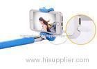 Blue Mobile Phone Selfie Stick 230 -1097 mm With Audio Cable
