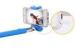 Blue Mobile Phone Selfie Stick 230 -1097 mm With Audio Cable