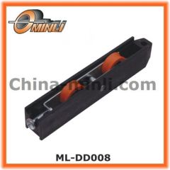 Plastic Bracket with Double Wheels for Windows and Doors