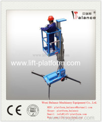 Aluminum mast work platform