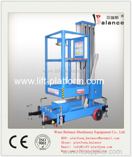 4-20 M outdoor scissor lift double mobile lift platform mast aluminium double mast hydraulic lift