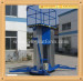 4-20 M outdoor scissor lift double mobile lift platform mast aluminium double mast hydraulic lift