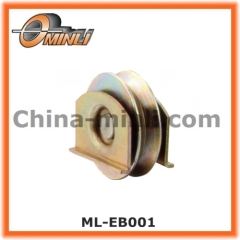 Sliding gate wheel with zinc coated