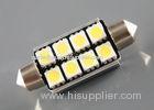 Vehicle 4W Led Car Dome Light Bulbs 400Lm 6000K 41mm 5050 x 8LEDs