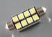 Vehicle 4W Led Car Dome Light Bulbs 400Lm 6000K 41mm 5050 x 8LEDs