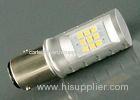 Super White Shell Auto Led Bulbs Small For Car Signal 6500K 650Lumen 18 LEDs