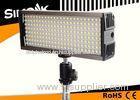 High Power Stackable 12W LED Video Light Panel with Chargeable Battery On Camera