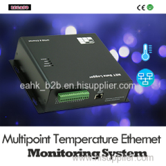 Multipoint Temperature Monitoring System over SMS & Ethernet