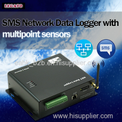 Multipoint Temperature Monitoring System over SMS & Ethernet