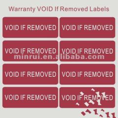 All Kinds of Custom Security Label Seal Customized Printing Tamper Vinyl Sticker