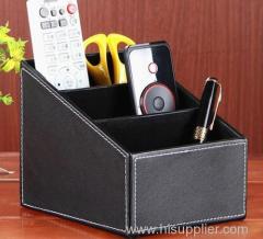 Creative PU leather Storage Box for demestic living room and stationery