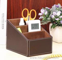 Creative PU leather Storage Box for demestic living room and stationery