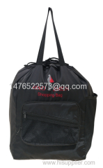 foldable backpack with shoulder strap