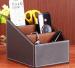 High grade Multi-fonction PU leather Storage Box for Sundries