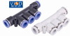 Pneumatic Fittings plastic Compact One-Touch Tube Fittings