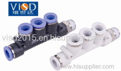Pneumatic Fittings plastic Compact One-Touch Tube Fittings