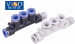 Pneumatic Fittings plastic Compact One-Touch Tube Fittings