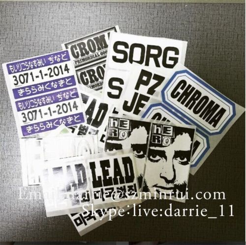 Manufacturer custom any print word of Egg shell stickers.Destructible Labels material cannot remove completely