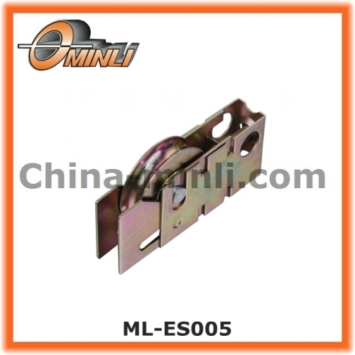 Customized Punching Bracket Pulley with Single Metal Roller