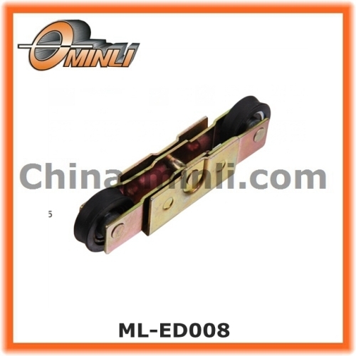 Metal shell sliding window and door roller