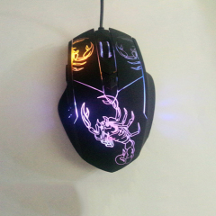 VCOM 2015 Hot Sale 6D R8 Gaming Mouse for Professional Gamers from China Mouse Factory