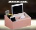 European stype PU leather Storage Box/Creative Multi-fonction Desktop Tissue Box