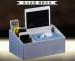 European stype PU leather Storage Box/Creative Multi-fonction Desktop Tissue Box