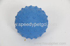 Blue Rubber Ball Pet Toy