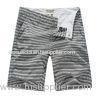 Yarn Dyed Striped Mens Summer Shorts With White Cotton Inner Lining