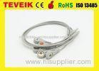 IEC DIN 1.5 type Holter ECG cable with integrated 7 lead wires for Holter Recorder