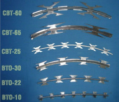 Hot sales BTO-22 razor barbed wire for road protection ( manufacturer )