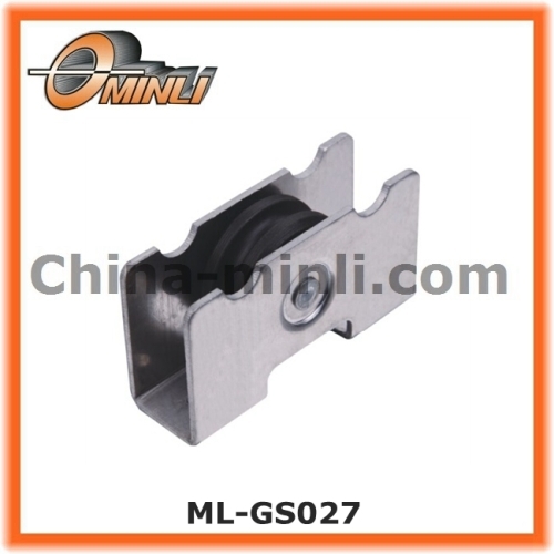 Customized Aluminum Alloy Bracket with Single Plastic Pulley