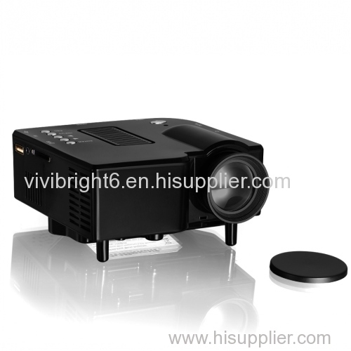 Vivibright Mini LED Portable Projector 5S UC28 Dynamic video 1080P/4K Decode exceed 3d Projector game beamer for XBOX