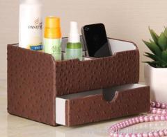 Creative cosmetic Storage Box/Desktop Organizer