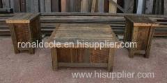 Reclaimed Barnwood Rustic Coffee & End Table Set