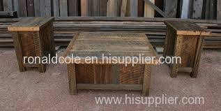 Reclaimed Barnwood Rustic Coffee & End Table Set