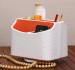 Luxury PU leather Storage Box/Rotatable Storage Box