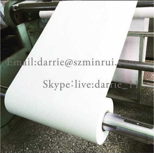 Destructible label paper material self adhesive material