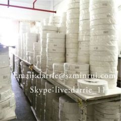 Destructible label paper self adhesive material