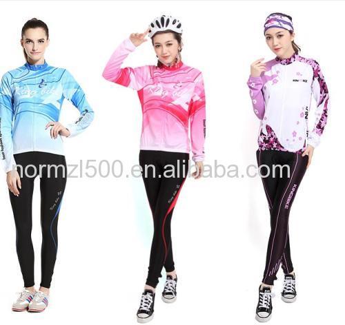 Newest Fashion style can be custom high quality top selling girls' cycling wear