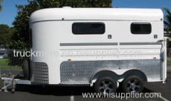2 horse angle laod luxury horse trailer 2hal-d