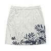 White Flower Print Ladies Casual Skirts / Summer Girls Short Skirt