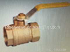 Brass full-port water ball valve