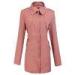 Orange Tencel Fashion Warm Womens Jackets Long Raincoat for Girls