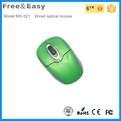 3D black optical usb cable mouse