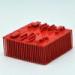 Red Nylon Bristles block Round Foot For Lectra Cutter VT2500