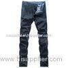 Custom Navy Cotton Linen Mens Casual Pants Boys Summer Long Pant