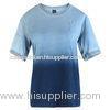 Summer Round neck Mens Tee Shirts Casual top wear with Denim Dying